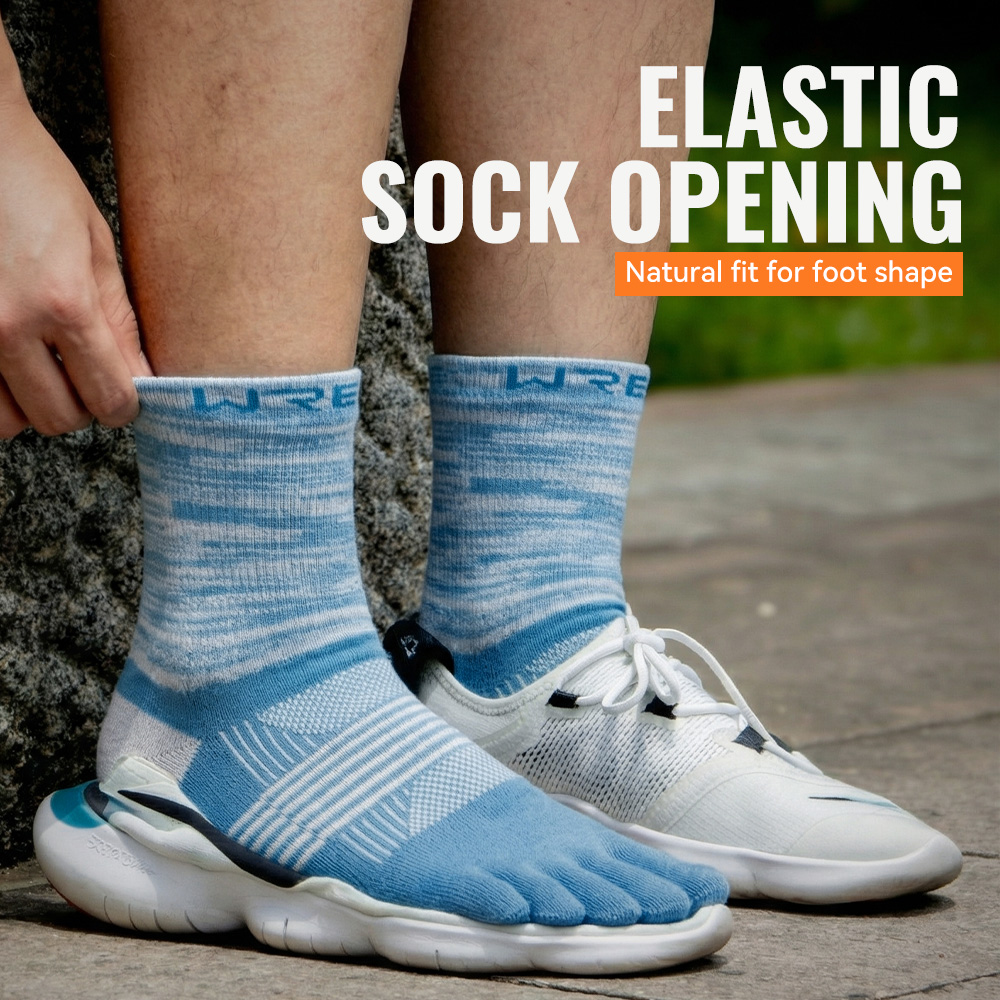 WRELS 1/2/3 Pair Five Finger S - Wool Hiking Sock 评论和价格