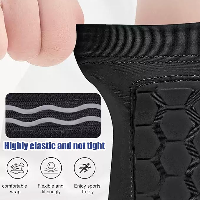 1 Pair of Soccer Shin Guards S - Compression Sleeve Calf 评论和价格