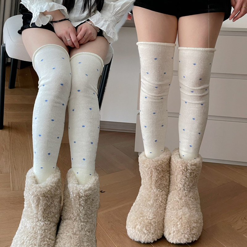 Fashion Autumn Winter Over Kne - Knee High Sock Women 评论和价格