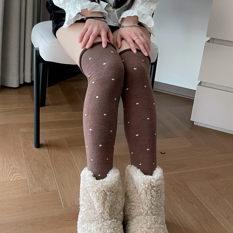 Fashion Autumn Winter Over Kne - Knee High Sock Women 评论和价格