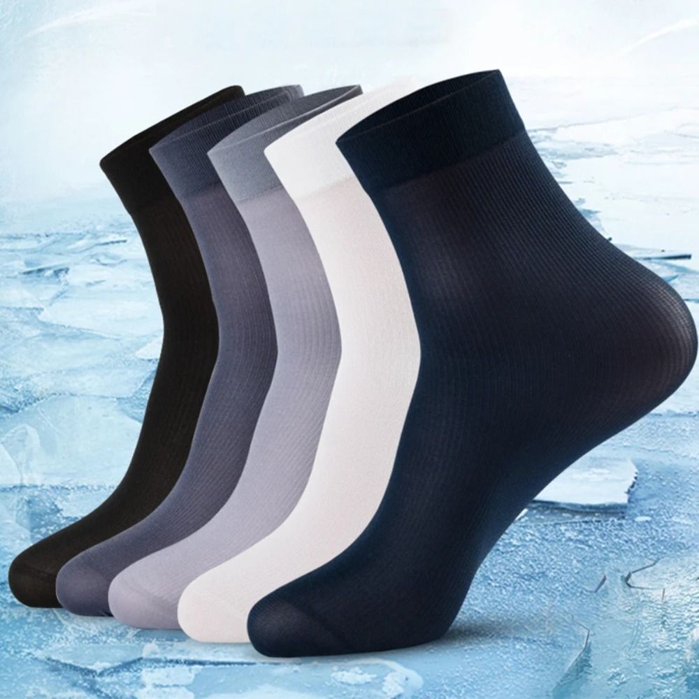 10pairs Fashion Breathable Men - Silk Sock Bamboo 评论和价格