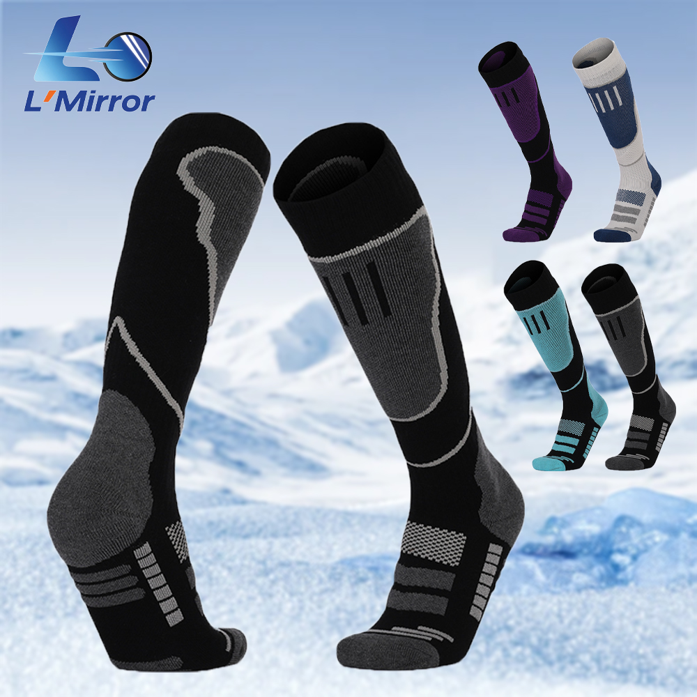 L●Mirror 2 Pairs Knee High Ski - Thermal Sock Winter 评论和价格