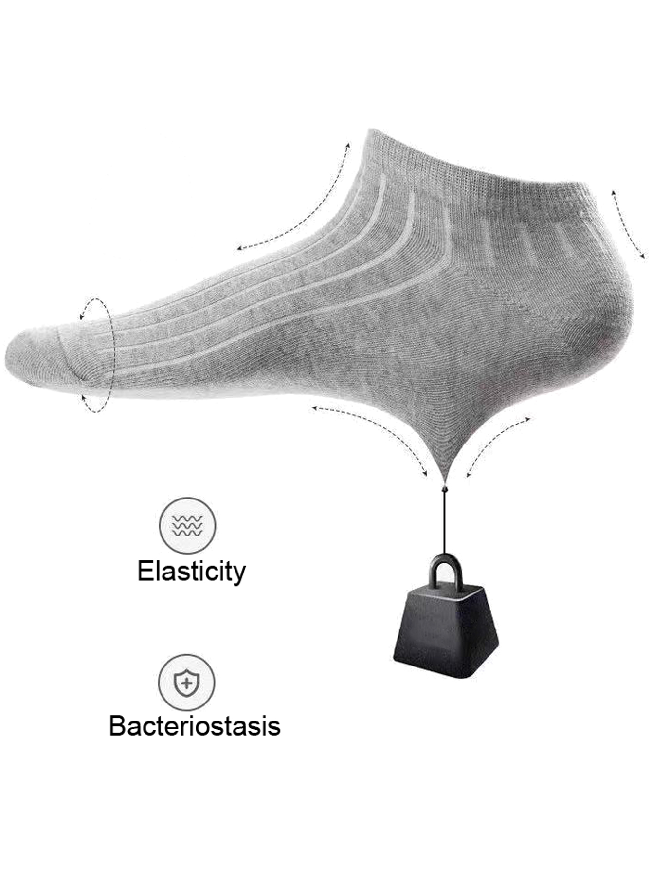 Men's Breathable Ankle Socks 1 - Ankle Sock Low Cut 评论和价格