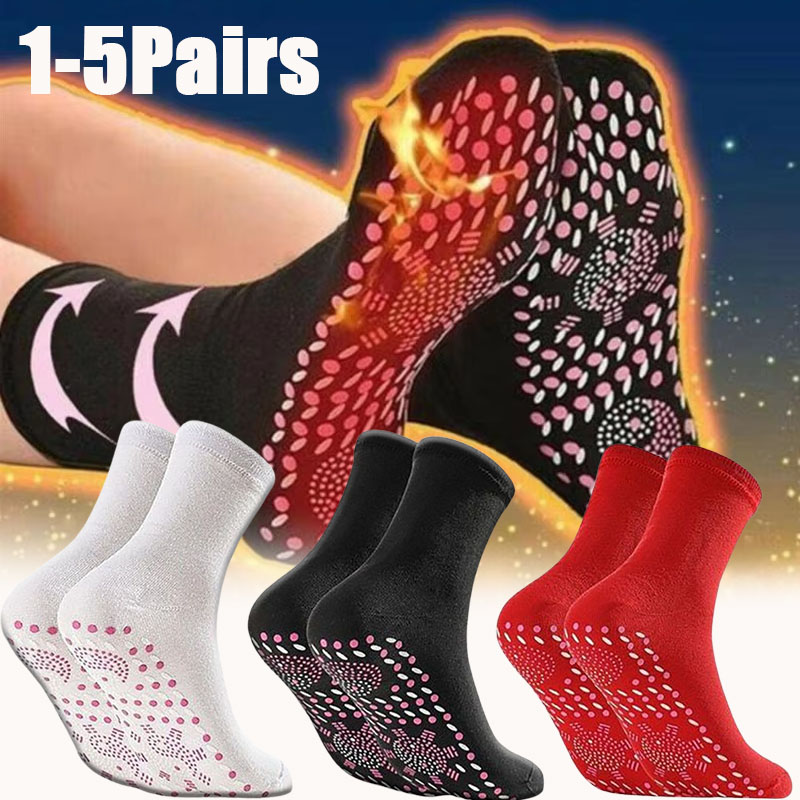 1-5Pairs Self Warming Floor So - Thermal Sock Winter 评论和价格